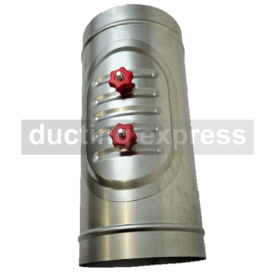 Spiral Duct Access Door Adapter 100 Diameter To Fit  Access Door Small 180mm X 80mm