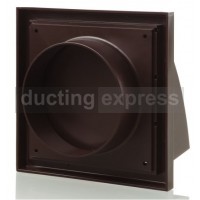 Gravity Shutter 100 Diameter With Cowl Brown