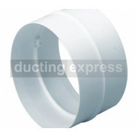 150mm Rigid Plastic Pipe Connector | Ducting Express