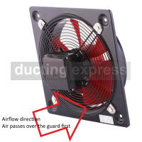 S&P Plate Mounted Axial Fan HCBB/4-250 230 Volt - 5603889600