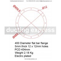 Flat Bar Flange 400mm Diameter