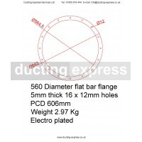 Flat Bar Flange 560mm Diameter
