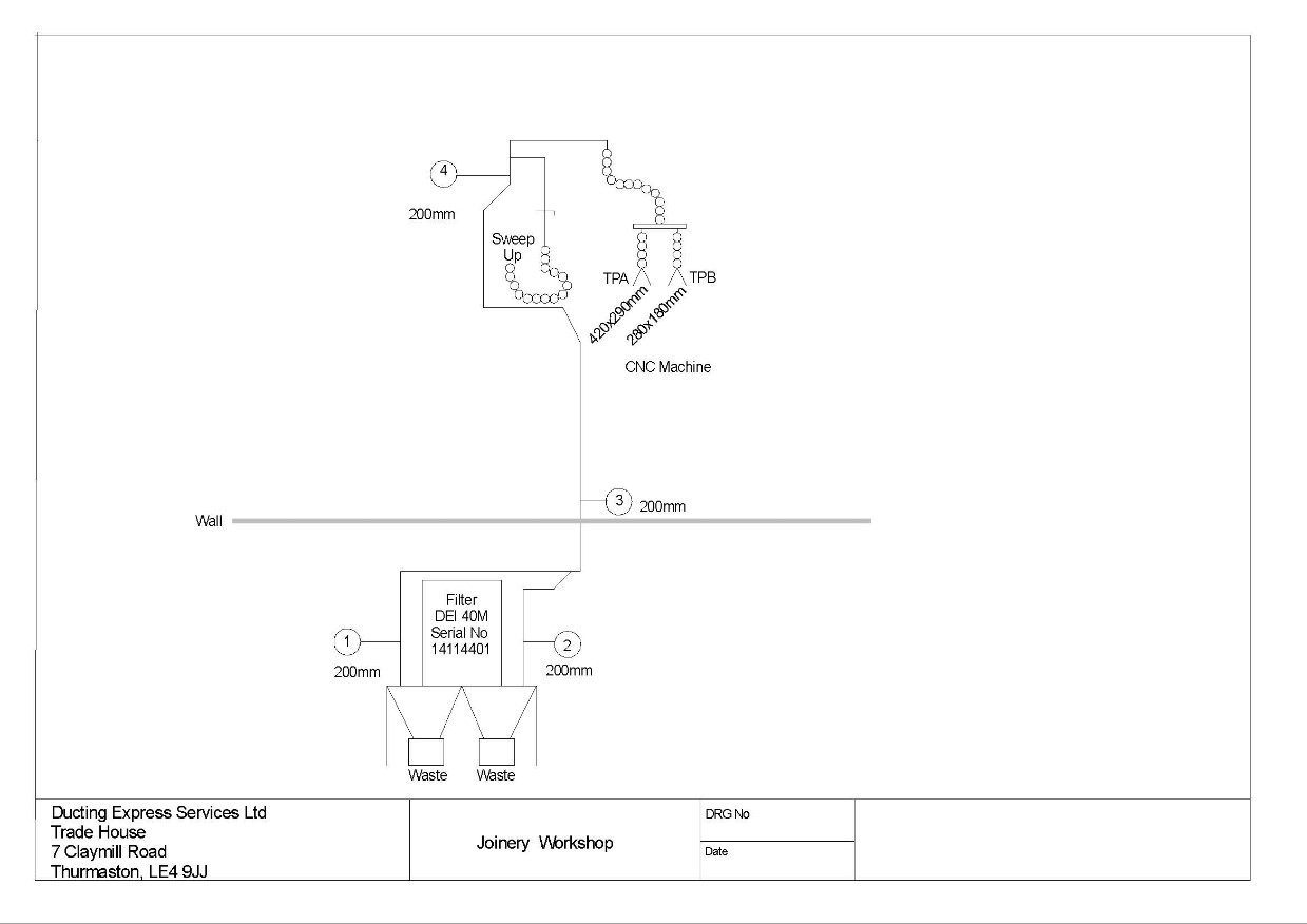  Twin Bin Extraction System Drawing