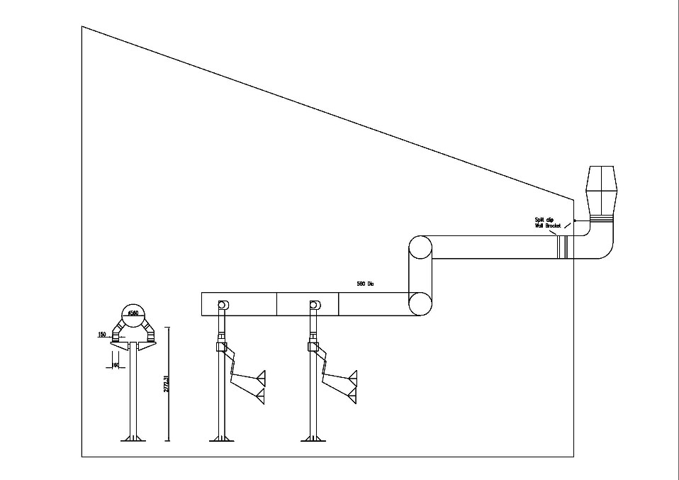 Fume extraction drawing