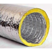 Acoustic aluminium flexible ducting