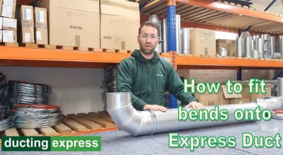 How to Fit Bends onto Clipped Ducting