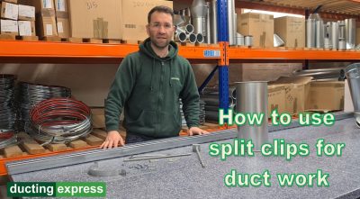 How to Install a Split Clip for Ductwork