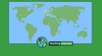 Ducting Express worldwide delivery destinations